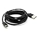 Premium Black 6ft Long Type-C USB Cable Fast Charger Power Cord Data Sync Wire for MetroPCS ZTE ZMax Pro - Straight Talk ZTE Max Duo LTE