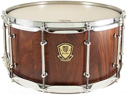 WORLDMAX AM-W7014WSH Snare Drum 14 x 7 Inches Walnut Stave Walnut Walnut