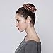 Ondder Designer Chiffon Scrunchies for hair, Big Scrunchies Chiffon Packs for VSCO stuff, Floral Hair Scrunchies - 6 Pack
