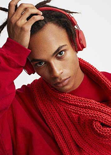 Urbanears Plattan 2 Bluetooth On-Ear Headphone, Tomato (04092113) - Thumbnail 3