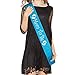 Allopo Blue Mom to Be Sash - Baby Shower Decorations Gift for Boy