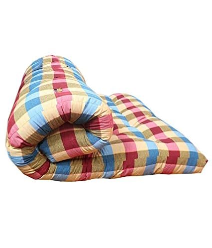 Ira Furniture Cotton Filled Mattress Blue And Red Amazon In Furniture