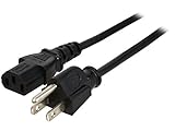 Rosewill 5' 18 AWG Power Cord/Cable with 3-Conductor PC Socket C13/5-15P (RCPC-14003)