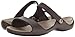 crocs Women's Cleo V Flat Sandal, Espresso/Mushroom, 8 M US