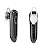XJW 24 Hour talk time Bluetooth Headphones Car Speaker Phones Earbuds Best Wireless HD Stereo Earphones ，Mute Switch,Hands Free with Mic for Office/ Workout/Driver/Trucker (Black)