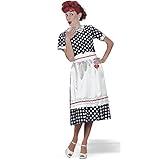 Lucy Poka Dot Dress Costume - Large - Dress Size 12-14