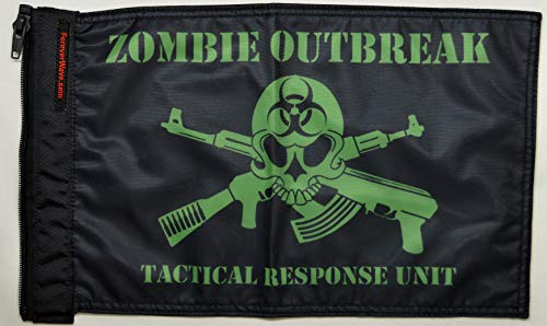 Forever Wave Zombie Outbreak Tactical Flag