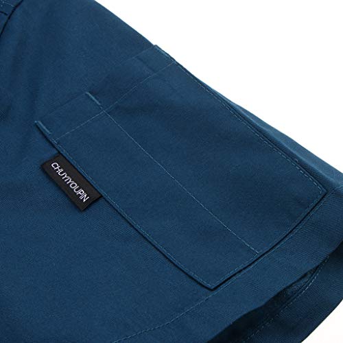 image for Prettyia Breathable Summer Chef Jackets Coat Short Sleeves Kitchen Uni