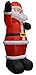 Impact Canopy Inflatable Outdoor Christmas Decoration, Lighted Santa with Gift Bag, 8 Feet Tall