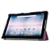 GBSELL Tri-Fold Slim Case Cover For Acer Iconia One 10 B3-A30 Tablet 10.1 Inch (Purple)