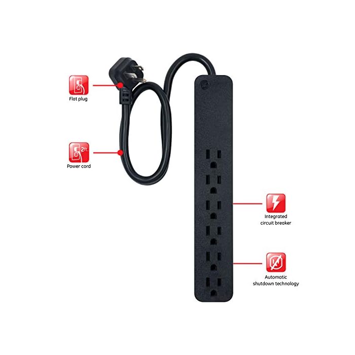 GE Power Strip Surge Protector