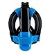 SeeWorld 180° Panoramic Full Face Snorkel Mask -Larger Viewing Area Free Breath Technology with Anti-fog and Anti-leak Snorkeling Design for Adults,Youth and Kids