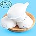 Outee 4 Pcs Mini Seal Squishies Kawaii Soft Squishies Mini Seal Stretchy Squishies Seal Toy Mochi Squeeze Toy