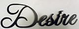 Desire Word Metal Wall Art Home Decor