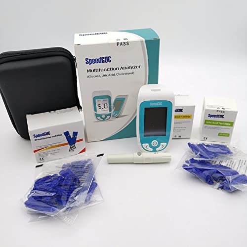 Cholesterol Uric Acid G.L.U Test Chips for SPEEDGUC Test Meter (1xMeter