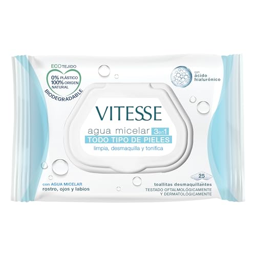 Salviette struccanti Vitesse - Acqua Micellare (25 pezzi)