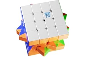 Bukefuno MoYu AoSu V7 Single-Track Magnetic 4x4 Magic Cube Moyu AoSu WRM V7 96 Magnets,Puzzle 4x4x4 Single-Track Magnetic Mag