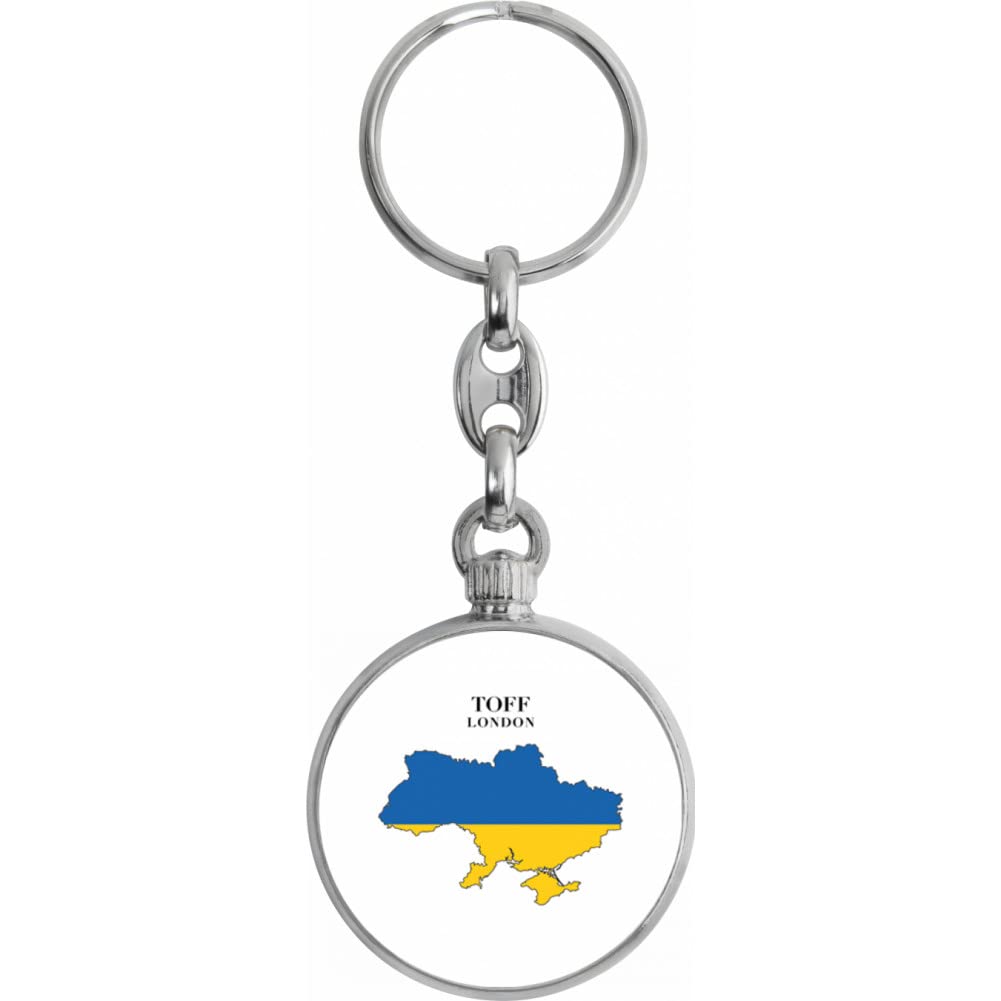 Toff London Ukraine Flag Keyring