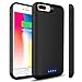 LCLEBM Battery Case for iPhone 7 Plus / 8 Plus, [ Upgraded ] 8500mAh Rechargeable Portable Charging Case for iPhone 8 Plus / 7 Plus (5.5inch) Extended Protective Charger Case Battery Pack -Black