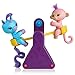 WOW Teeter Totter Playset w/ Two Cute & Brightly Colored Fingerlings, Monkey Coral & Unicorn Callie – Interactive Finger Toys Great for Hours of Fun for Kids