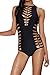 Carprinass Women's Sexy One Piece Monokini Cut Out Bandage Swimsuit Swimwear