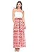 2LUV Boutique Women's Sleeveless Mixed Print Racerback Maxi Dress
