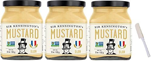 Sir Kensington Dijon Mustard 3 Pack, With Spatula