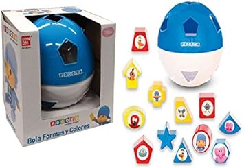 Pocoyo Bola C/ Formas, Colores Y ENCAJABLES: Amazon.es: Juguetes y juegos
