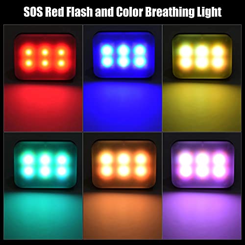 RGB Led Video Light, 32006500K, Spotlight Work Light, Outdoor Camping Light, Handheld led