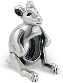 Sterling Silver Kangaroo Bead Charm