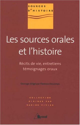 Les  sources orales et l'histoire