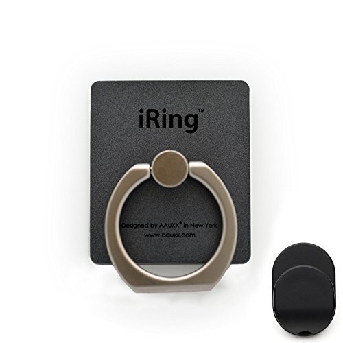 iRing Premium, 3 in 1 Hand Grip Ring and Mount for Mobile Phones - Designed by Aauxx