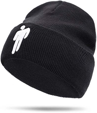 Billie Eilish Hat Beanie Knit Hat Unisex Embroidered Logo Knitted Cap