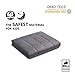 YnM Exclusive Weighted Blanket, Smallest Compartments with Glass Beads, Bed Blanket for One Person of 40lbs, Ideal for Twin Bed (36x48 Inches, 5 Pounds, Dark Grey)