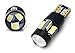 iJDMTOY High Power 19-SMD 921 912 920 168 T10 Projector Lens Replacement Bulbs Compatible With Truck 3rd Brake Lights, Xenon White