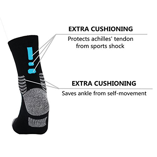 Copper Infused Athletic Ankle Socks for Men and Women Moisture Wicking