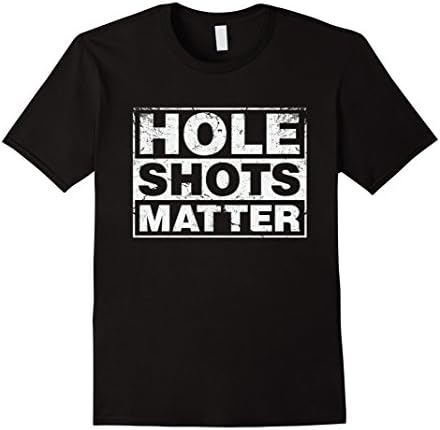 Mens MX T-shirt Holeshots Matter Dirt Bike racer tee Large Black