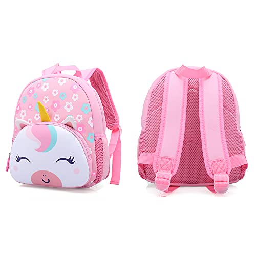 KK CRAFTS Toddler Backpack, Waterproof Preschool Backpack, 3D Cute