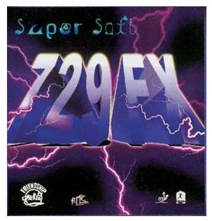 Friendship 729 FX Super Soft Table Tennis Rubber (Black, 1.0mm)