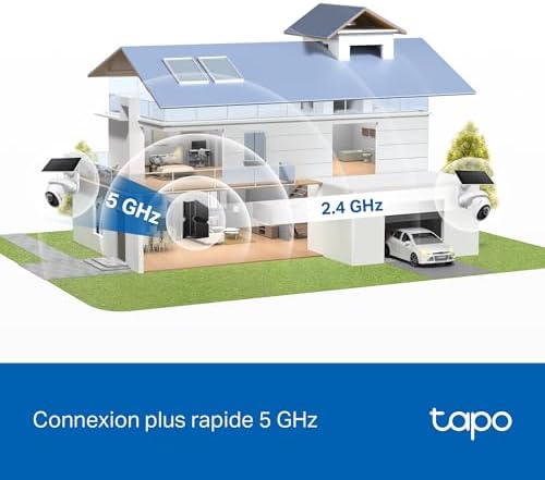 TP-Link Tapo 4K Camera Exterieur sans Fil Solaire 360° Suivi IA,C660 KIT