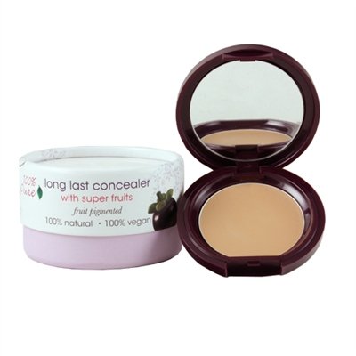 100% pure long last compact concealers, golden peach