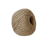 Foyojo Soft 300Feet Natural Jute Twine String Rope Art Craft Wedding and Gift Tags Wrap Decor Decoration Ornament