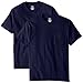 Hanes Mens Beefy-t Pocket T-shirt, Heavyweight Cotton Tee For Men, Full-cut 1 Or 2 Pack Fashion-t-shirts, Navy - 2 Pack, Large US