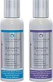 Organic Argan Oil and Biotin Hair Growth Shampoo Conditioner Set - Sulfate Free - Support Regrowth, Volumizing & Moisturizing, Soft on Curly & Color Treated Hair For Men and Woman