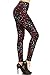 Leggings Depot Women's High Waisted Family & Holiday Events Print Leggings-Full Length-R895, Star Trend, One Size