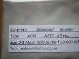 Diamond Powder 50,000 Grit, 0-0.5microns - 25 Cts. = 5 Grams