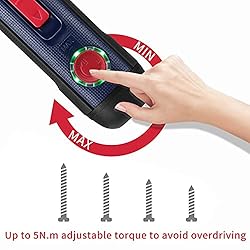 4V Cordless Electric Screwdriver with 4 Torques
