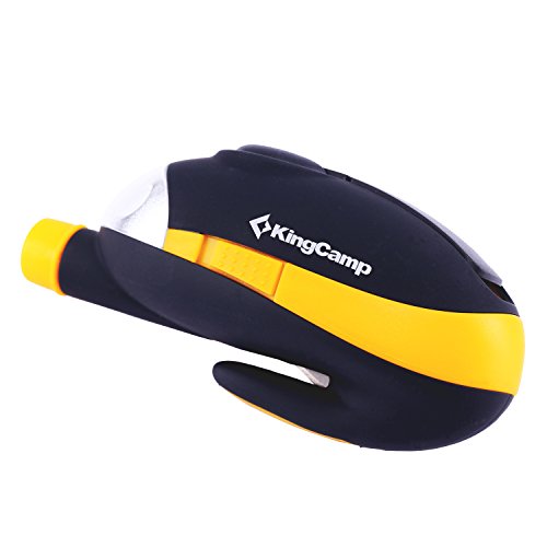 KingCamp 3 IN 1 Emergency Auto Safety Tool, 3LEDs Light, Built-in Windshield Hammer, Seatbelt Cutter, Good Too