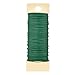 eBoot 3 Pack Floral Tape Stem Wrap 1/ 2 Inch x 30 Yards with 22 Gauge Paddle Wire, Dark Green