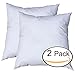 Pillowflex Premium Polyester Pillow Insert – 28x28 - Square Pillows Form, Machine Washable, Soft Sham Supports, Decorative Form for Covers and Throw Pillows, Hypoallergenic - Made in USA - 2 Pack
